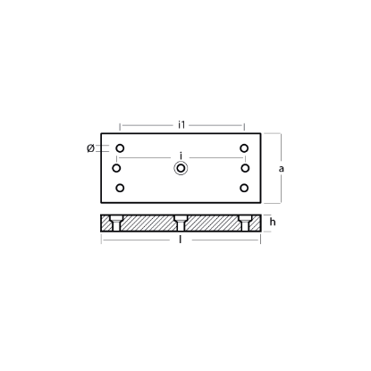 USA plate 157X68X16