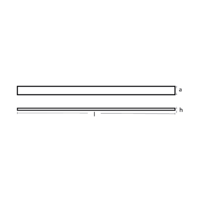 Anode strip for fast boats 900x50x12