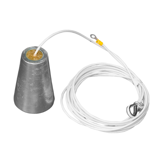 Hang on Zinc anode 4kg cable lenght 6mt