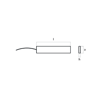 Hang on Zinc anode 1 kg cable lenght 6mt