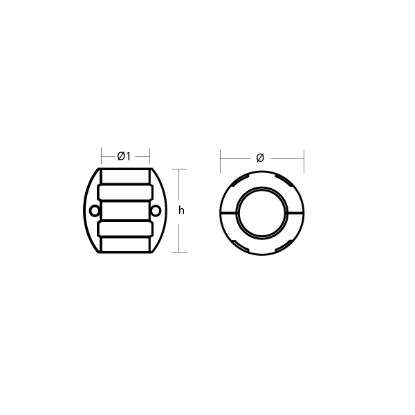 Standard shaft anodes / Bracciali per assi standard