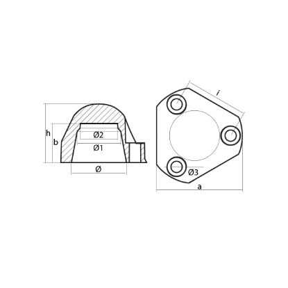 Autoprop propeller anode H6
