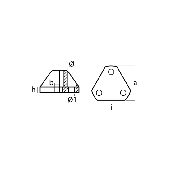 Flex-o-fold propeller nut