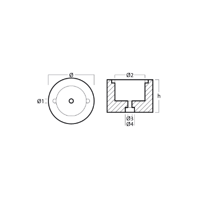 Riva Propeller nut, "Sarnico" Series
