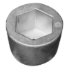 Sidepower - Sleipner propeller nut Ø42 H.34