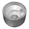 BCS conical propeller nut with stainless steel insert Ø 68 H.55