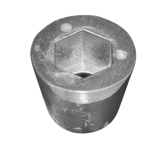 Vetus exagonal propeller nut for bow thrust Ø55 H.47