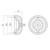 Sleipner type propeller nut