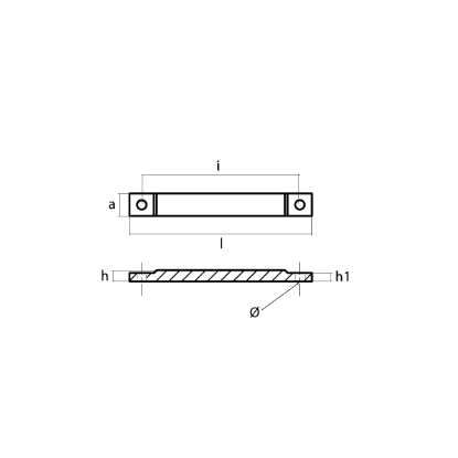 Mercury/Mercruiser Trim Steering Cylinder anode - Anodo mercury Mercruiser per trim