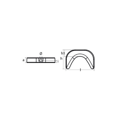 Selva Horseshoe anode - Placca curva per Motori Selva