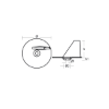 Suzuki trim tab anode - Pinna per Motori Suzuki