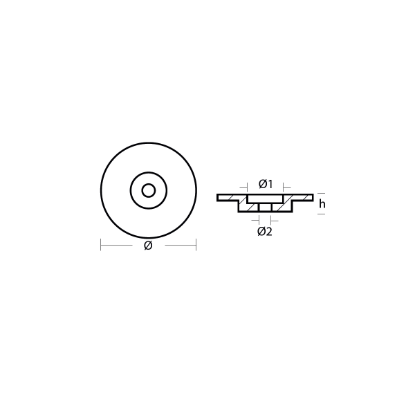 Tohatsu plate for engine - Placca per motori Tohatsu