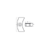 Volvo adapter plate for split rings saildrive 120