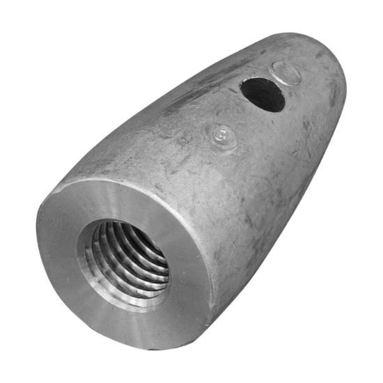 Volvo Penta type nut anode for fixed propeller shaft ø 30  3/4"unc