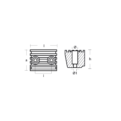 Volvo Penta Block for DPX outdrive