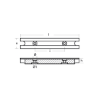 Yamaha Bar anode for engine bracket -  Barra per supporto motore Yamaha
