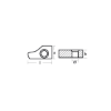 Yamaha Small plate for crankcase cylinder - Anodo per blocco motore Yamaha