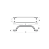 Yamaha Outboard Bracket Handle - Anodo staffa a maniglia Yamaha
