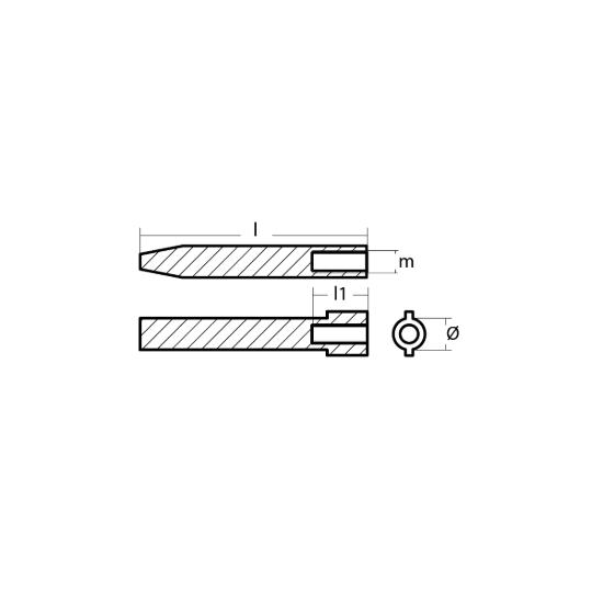 Yamaha Small anode for crankcase cylinder - Anodo interno per motore Yamaha