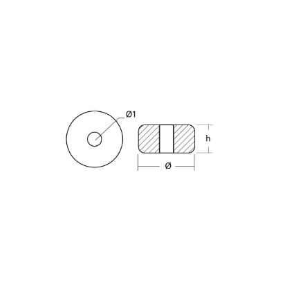 SEADOO whasher anode for Aquascooter - Rondella per Acquascooter Seadoo
