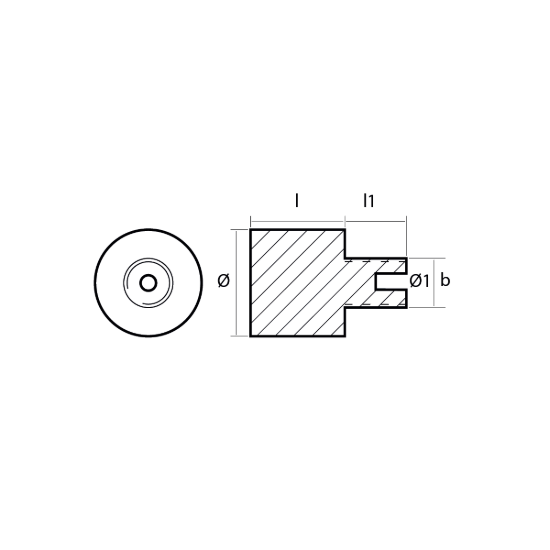 Condaria pencil anode for A/C system