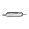 Oval weld on anode