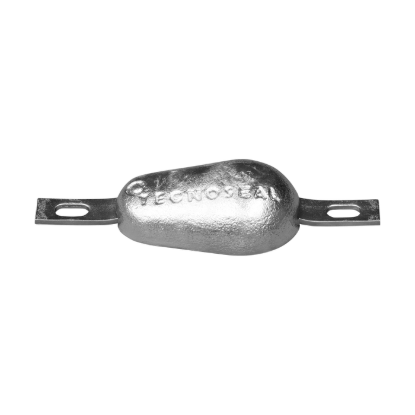 tear drop bolt-on anode 0,7kg with slotted holes H.C.200