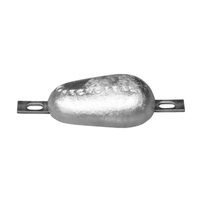 tear drop bolt-on anode 3kg with slotted holes H.C.220