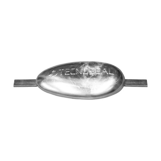 Tear drop weld-on anode
