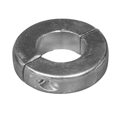 Collare profilo ribassato per assi Ø22 - magnesio