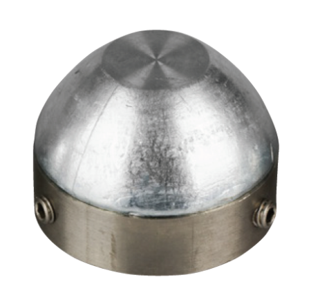 ogiva bosvik in zinco con inserto inox ø40