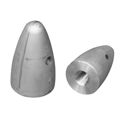 Ogiva per eliche in bronzo a passo fisso Volvo Penta per asse ø 40-45 1"unc