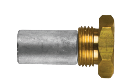 Anodo Renault Ø15 L.22 completo di tappo th.18X1,5