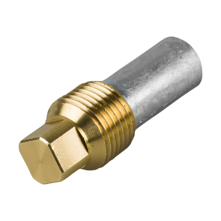 Volvo Penta pencil anode Ø15 L.40 completo di tappo th.1/2'' Bspt