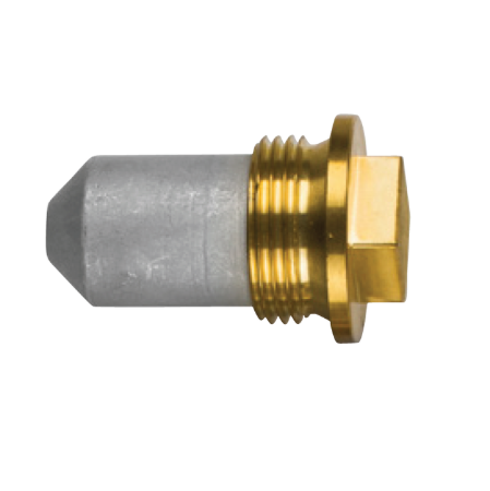 Anodo Volvo Penta Ø26 - L 37 - completo di tappo 1'' GAS (bspp)
