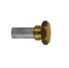 AIFO-FTP pencil anode Ø 13 L.26 complete with brass plug th.18X1,5