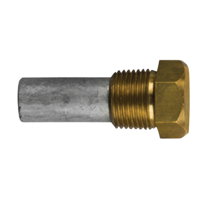 Anodo Sen-Dure pencil anode Ø 9,5 L. 51 completo di tappo th.1/8'' NPT