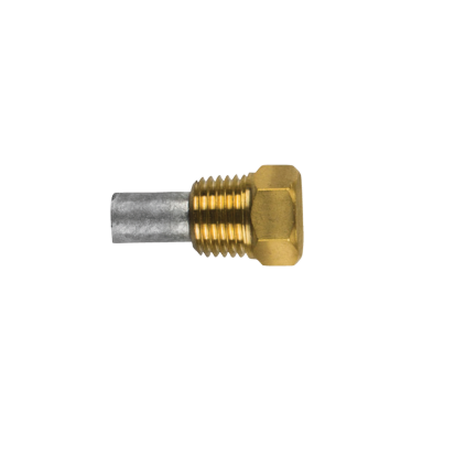 Isoterm pencil anode Ø8 L.30  complete with brass plug th.1/2'' Gas Conico