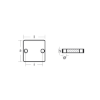 Plate for Flaps 64x64x10 H.C.50