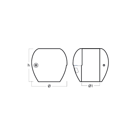 Hinged Shaft anode Ø 57,1mm