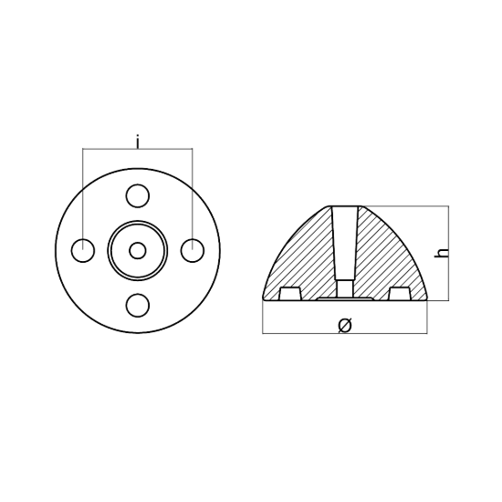 Flex-o-fold propreller nut