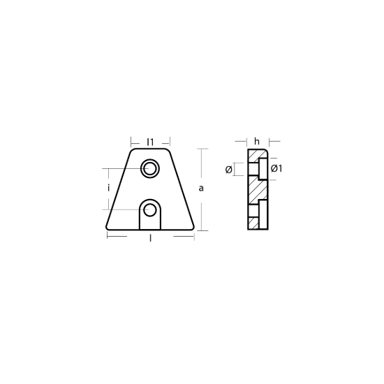 Volvo Penta Plate for DPX outdrive