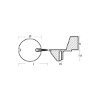 Mercury trim tab anode - Pinna per motori Mercury