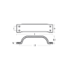 Mercury Outboard Bracket Handle - Anodo staffa a maniglia Mercury