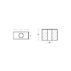 Mercury/Mariner cube anode - Anodo a cubo Mercury
