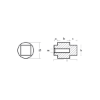 Mercury Cylinder Crankcase anode - Anodo per motori Mercury