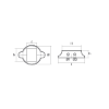 Lombardini Split Collar anode for saildrive - Collare Lombardini per Saildrive