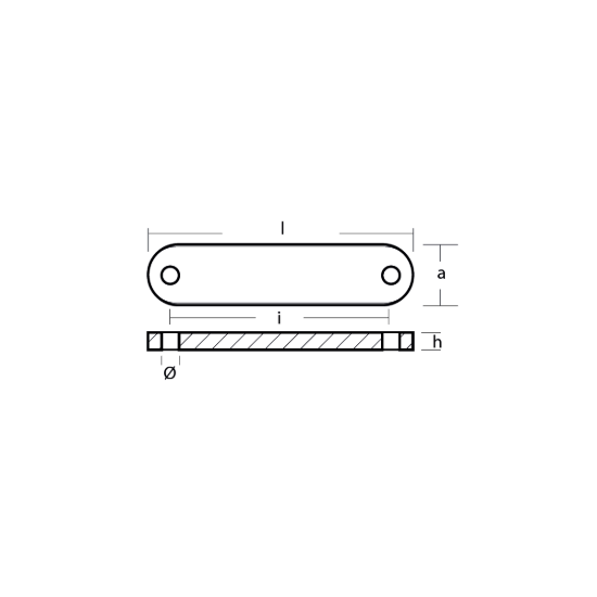Selva anode plate for engine