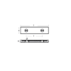 Bolt-on anode for Hull 200x70x30 H.C. 110
