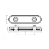 Bolt-on Bar Anodes Vetus 290x55x30 H.C. 200